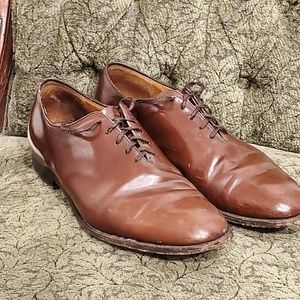 Church's  custom  grade leather plain toe shoes